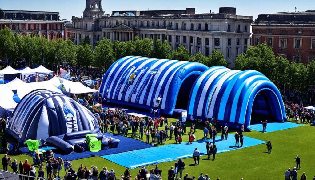 High-pressure inflatable tents market competition