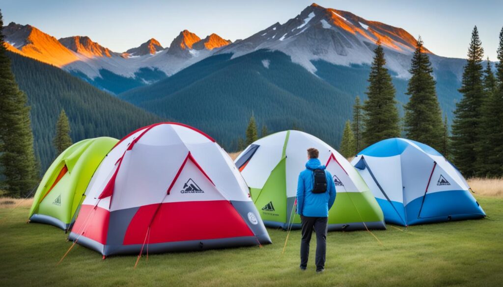 Inflatable tent technology