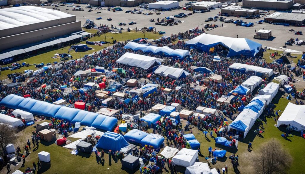 The Role of Inflatable Tents in Emergency and Disaster Relief