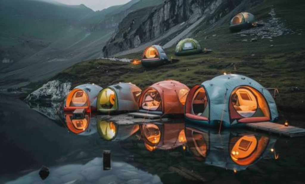 Ultimate Camping Setup: Multiple Inflatable Tents