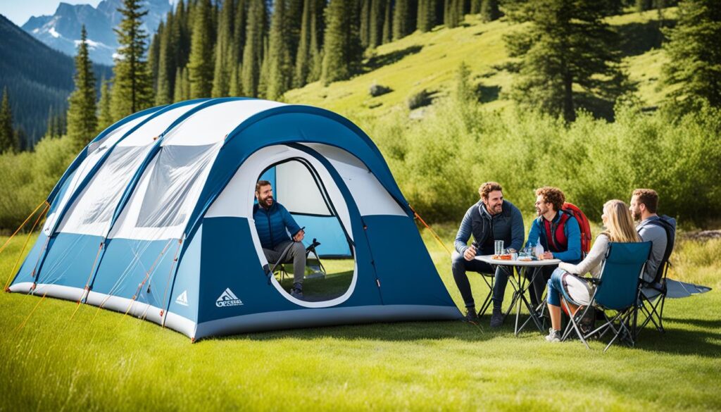 inflatable tent