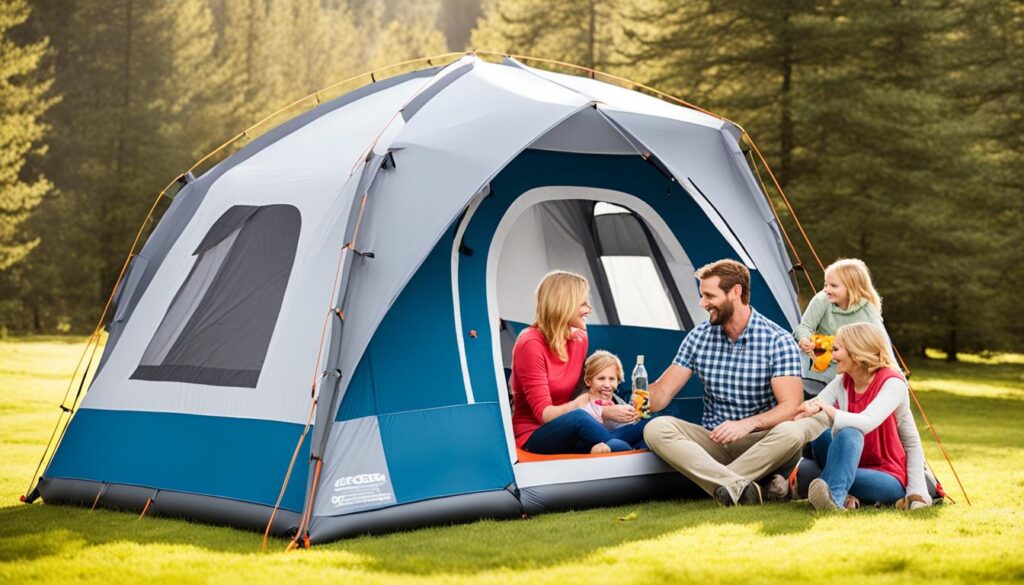 inflatable tent benefits