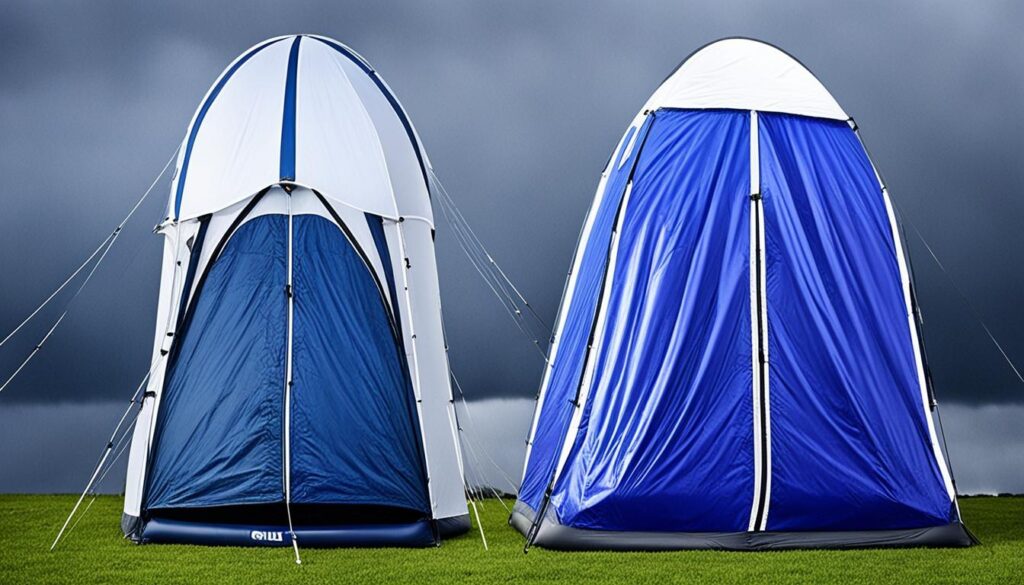 inflatable tent durability