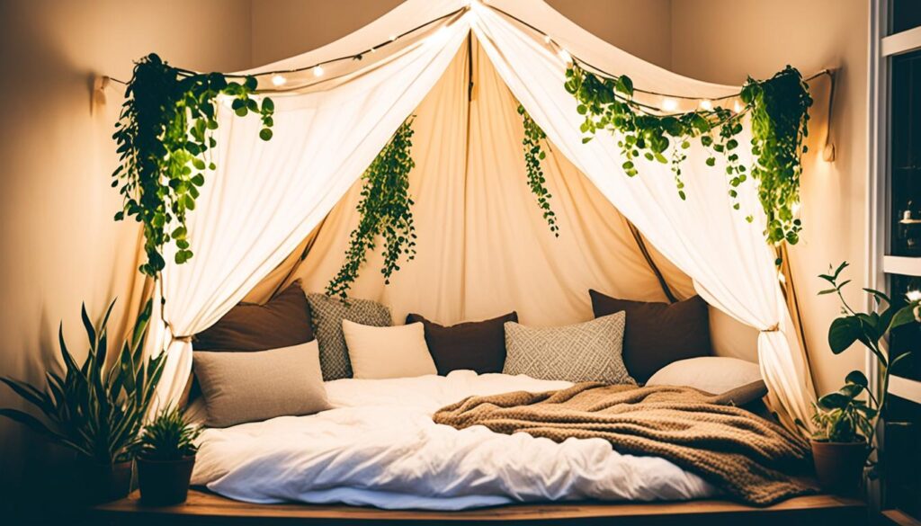 DIY bed tent