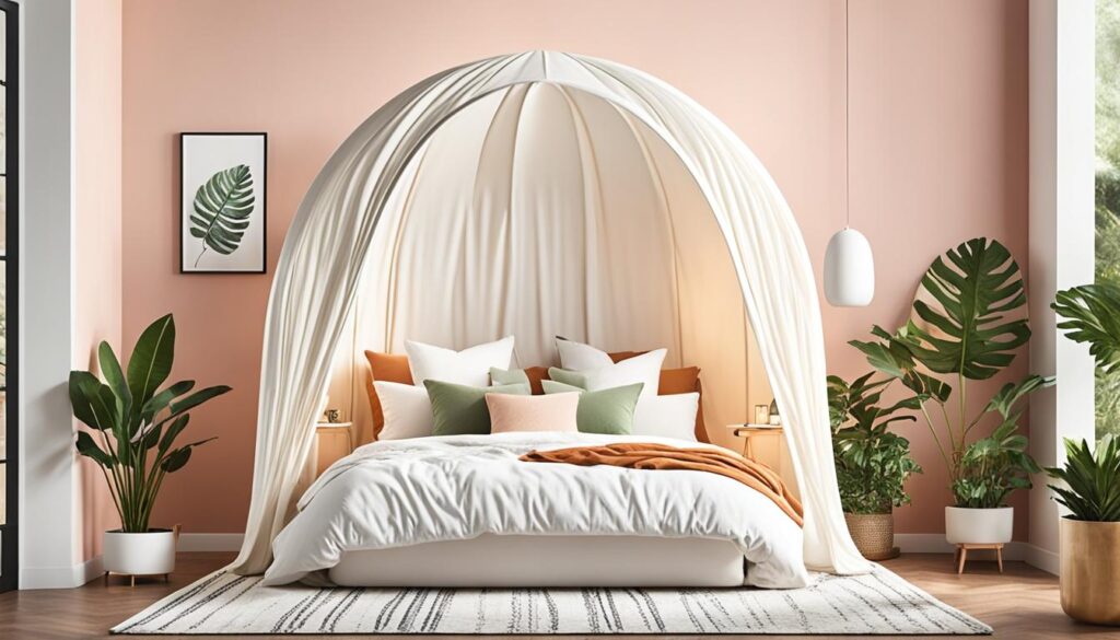 Mengersi Round Dome Canopy Bed