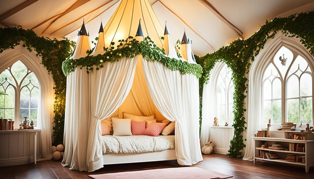 castle bed tent