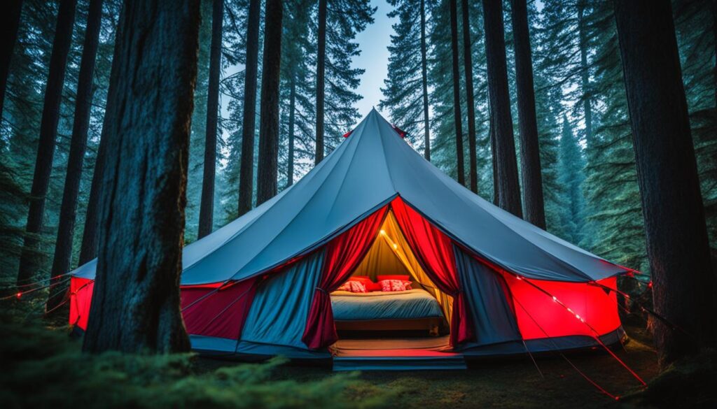 castle bed tent