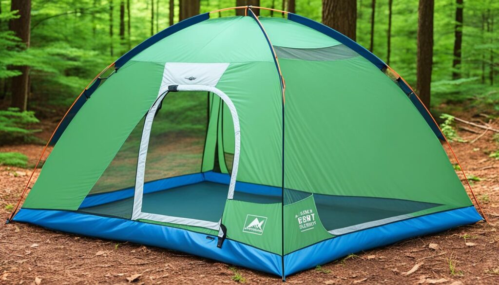 compact mesh bed tent