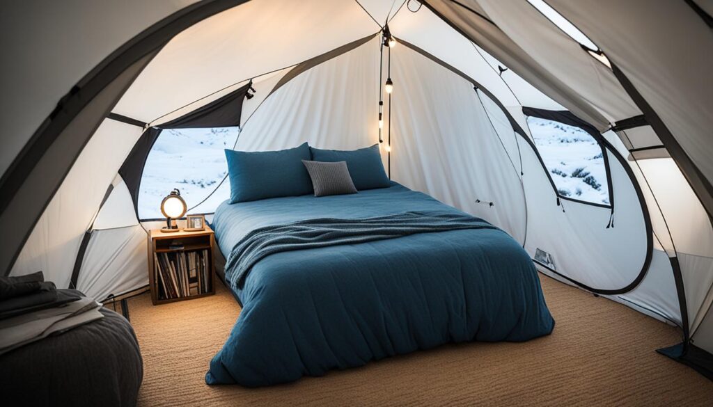 darkening bed tent