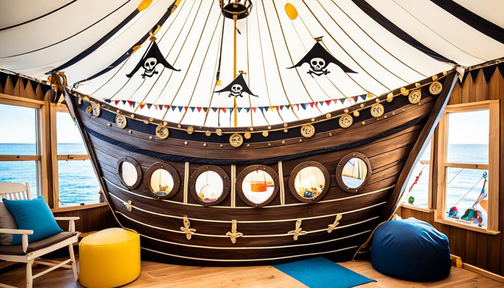 pirate ship bed tent