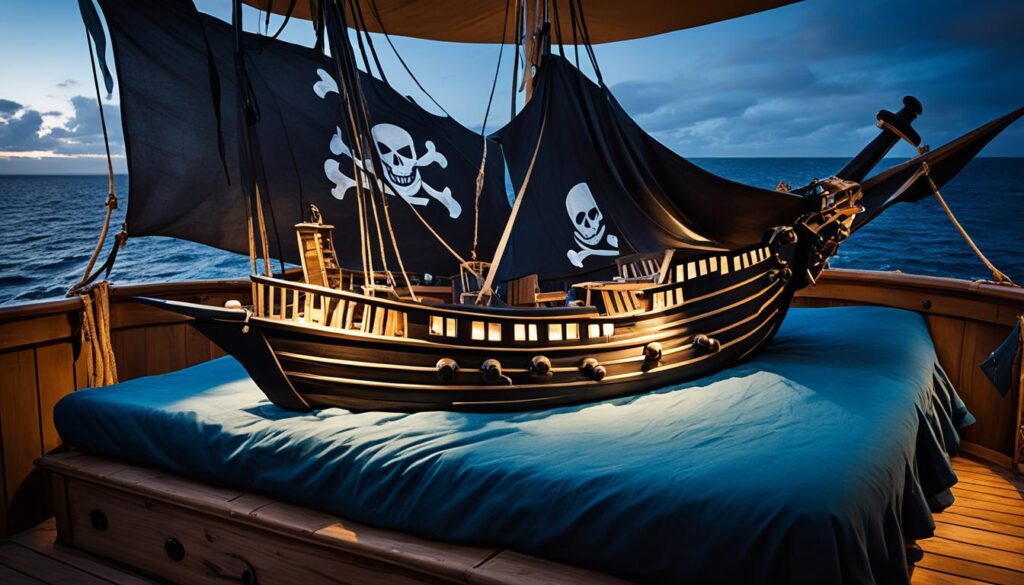 pirate ship bed tent