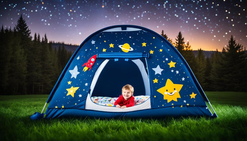 space adventure bed tent