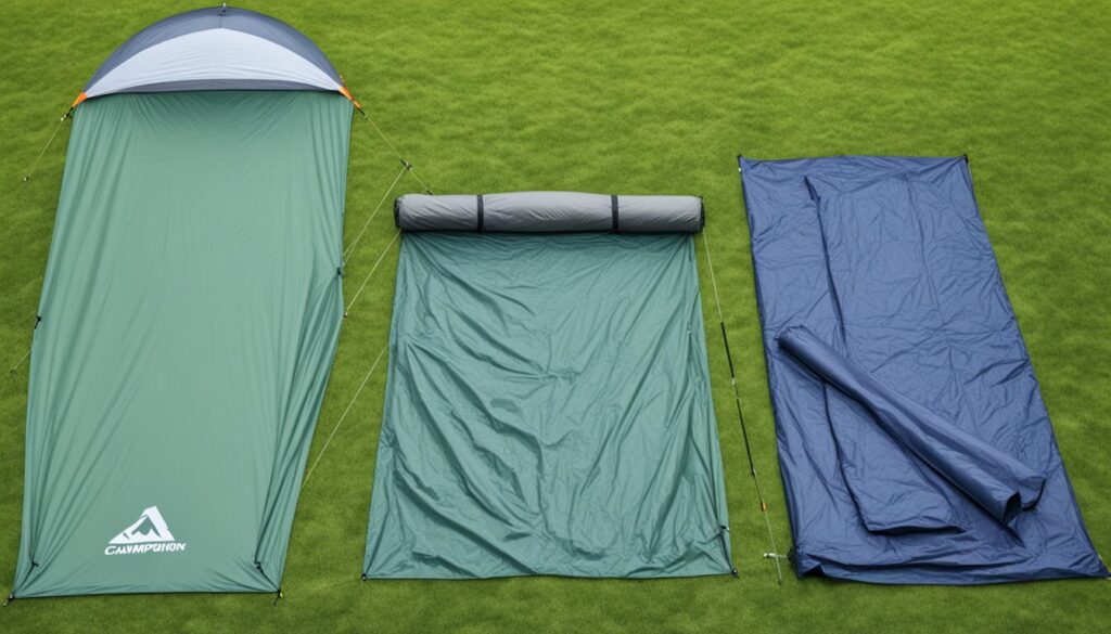 Tent footprint vs groundsheet comparison