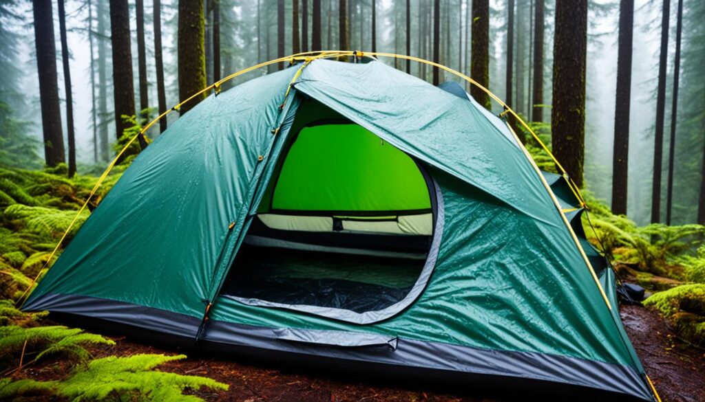 Best small 2 person tents camping rain