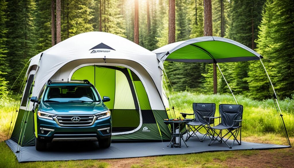 4-person SUV tent