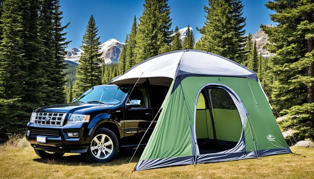 Budget-friendly SUV tent