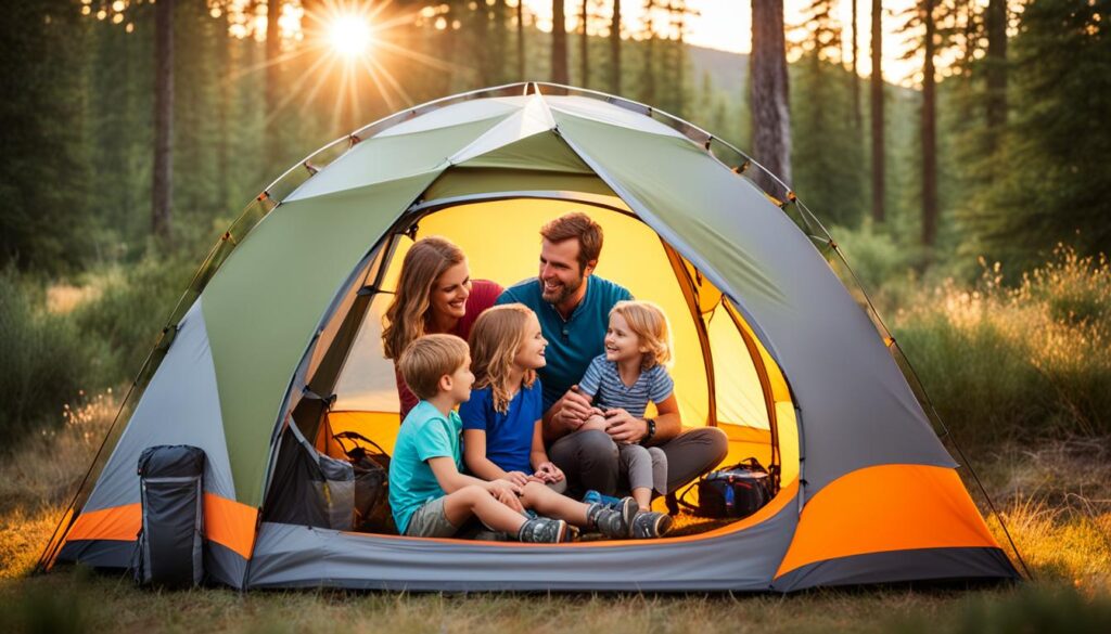 Gazelle family tents