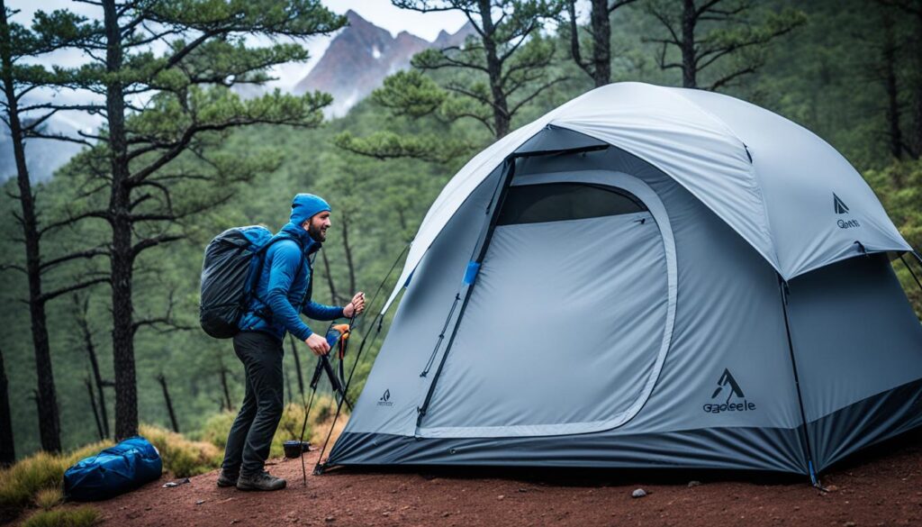 Gazelle hub tent wind resistance