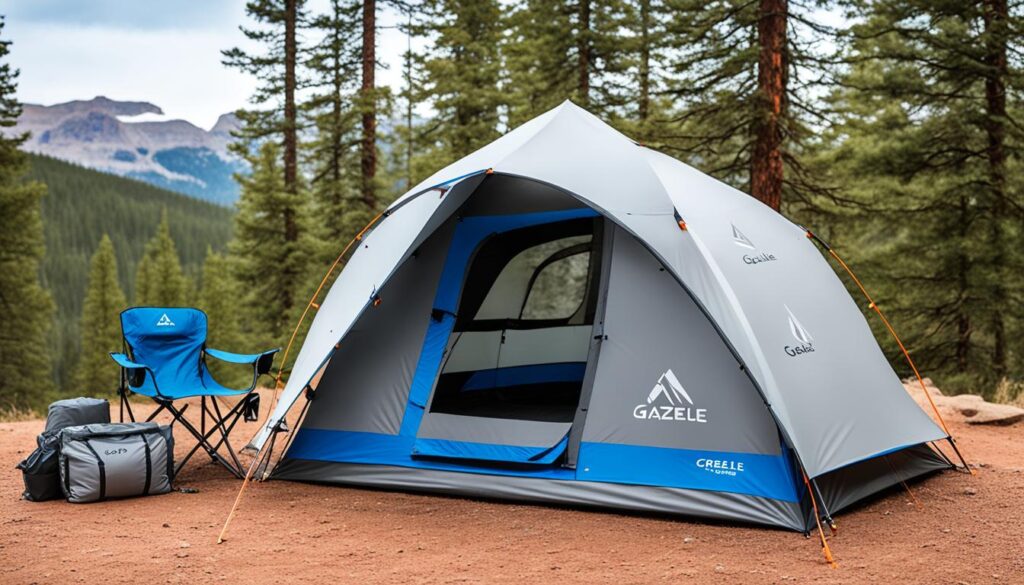 Gazelle tent accessories and upgrades