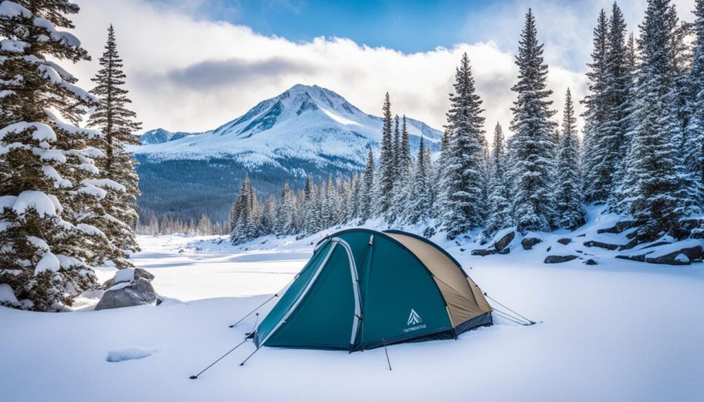 Gazelle tent for winter camping