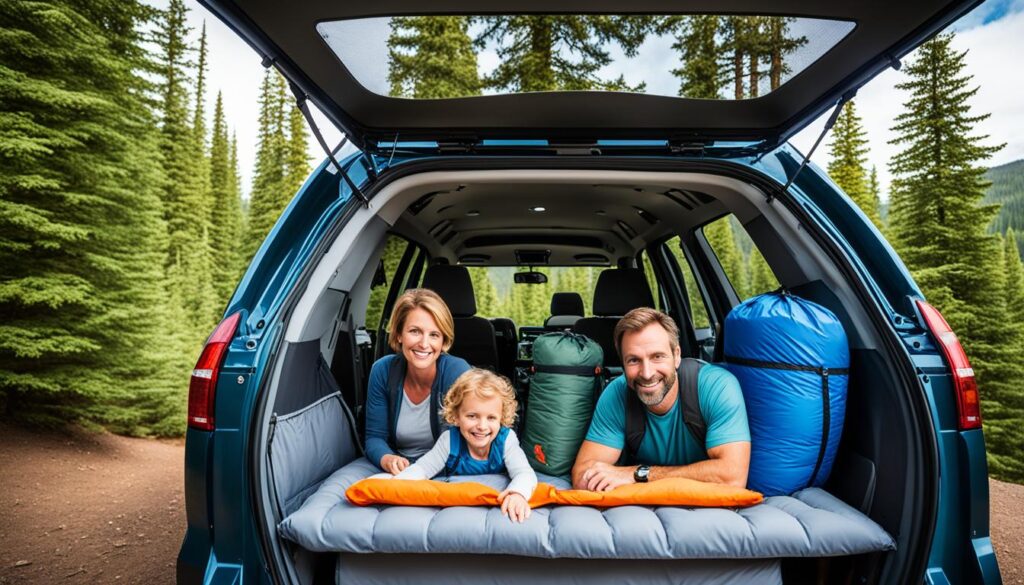 Large SUV tent for camping