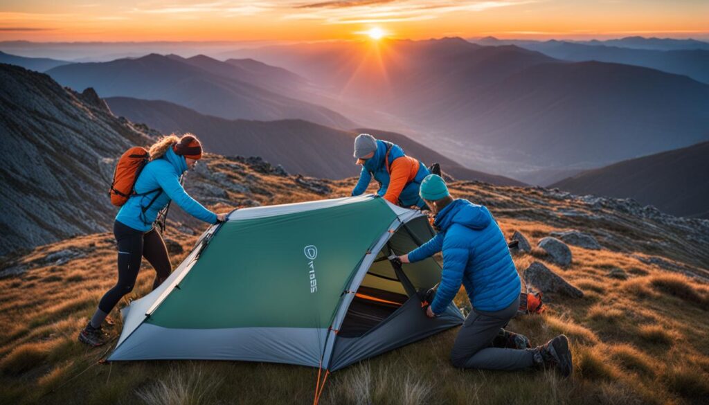 Lightweight Gazelle tent options