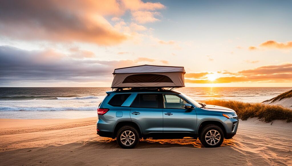 SUV tent for beach