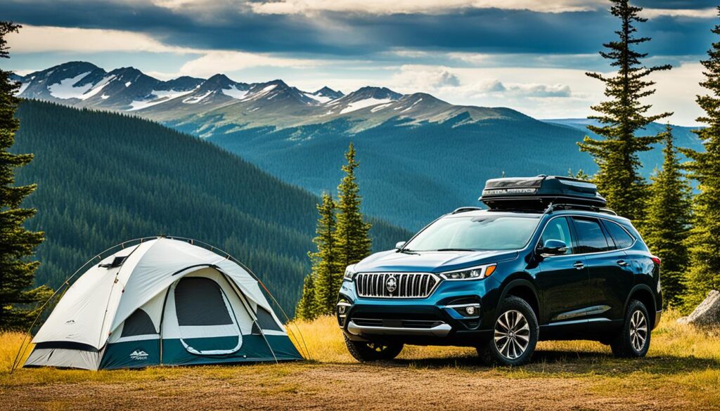 SUV tent for overlanding